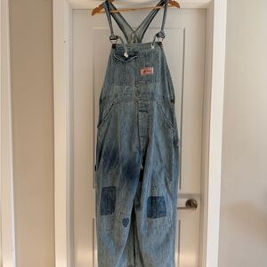Magnolia Pearl Light Blue Denim Overalls